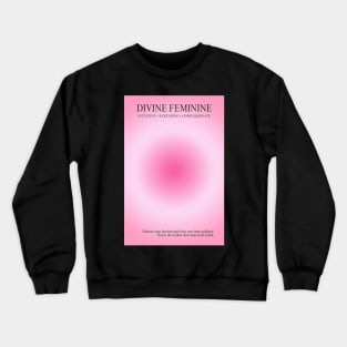 Divine Feminine Hot Pink Aura Crewneck Sweatshirt